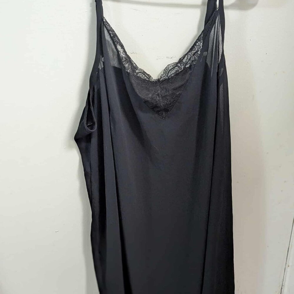 Torrid Sheer Black with Lace Night Gown - Size 5